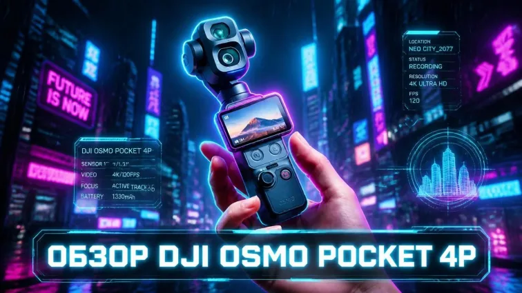 Обзор DJI Osmo Pocket 4P: камера размером с ладонь, которая снимает как кино